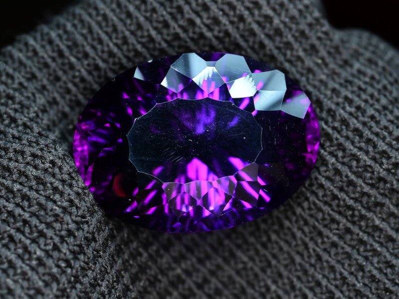 Natural Amethyst 42.83 ct – Purple, Fancy Oval Cut, Untreated, Brazil