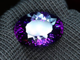 Natural Amethyst 42.83 ct – Purple, Fancy Oval Cut, Untreated, Brazil