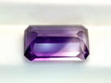 Natural Amethyst 8.50 ct – Bicolor, Octagonal Cut, Untreated