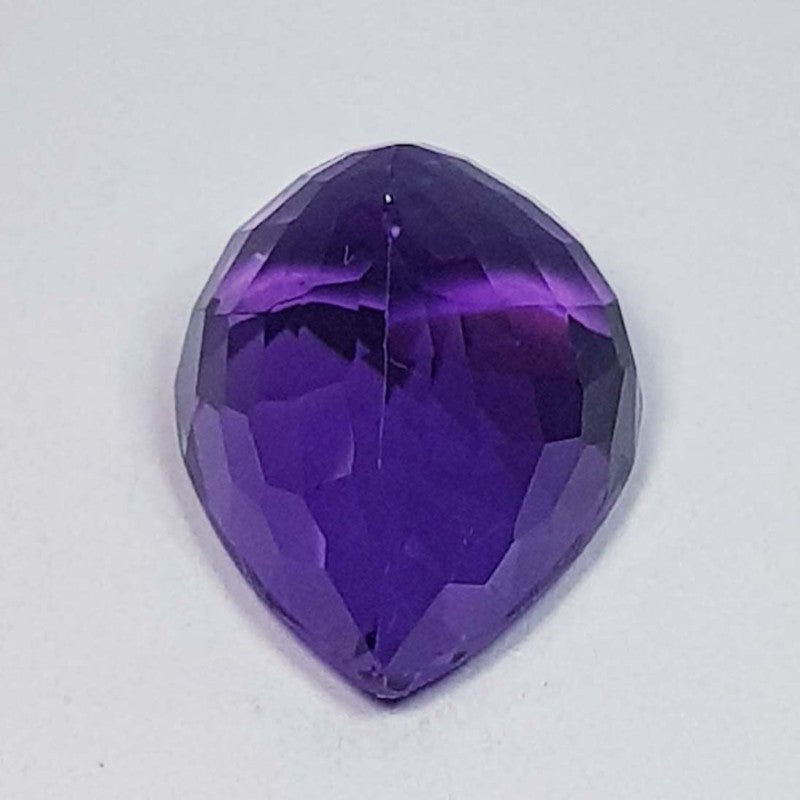 Natural Amethyst 9.46 ct – Purple, Pear Cut, Untreated, Bolivia