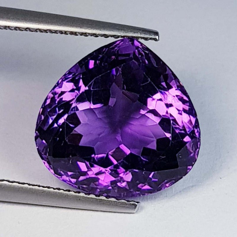 Natural Amethyst 9.50 ct – Purple, Pear Cut, Untreated