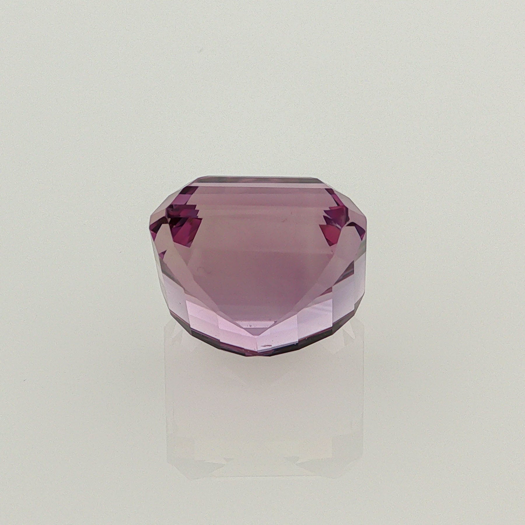 Natural ametrine, bicolor - vivid purple / light yellow, octagon cut, 10.71 ct, loose gemstone, view 3.
