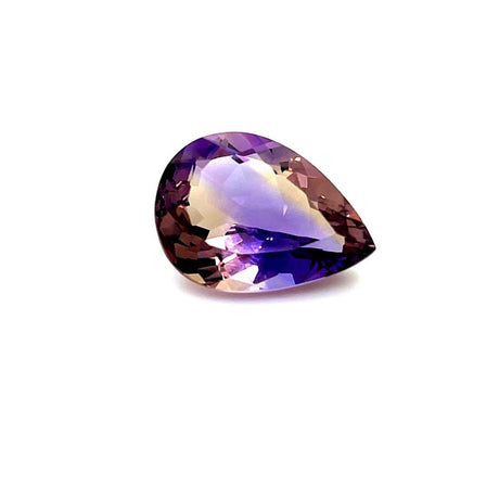 Natural Ametrine 10.46 ct – Light Violetish Purple, Pear Cut, Untreated, Bolivia