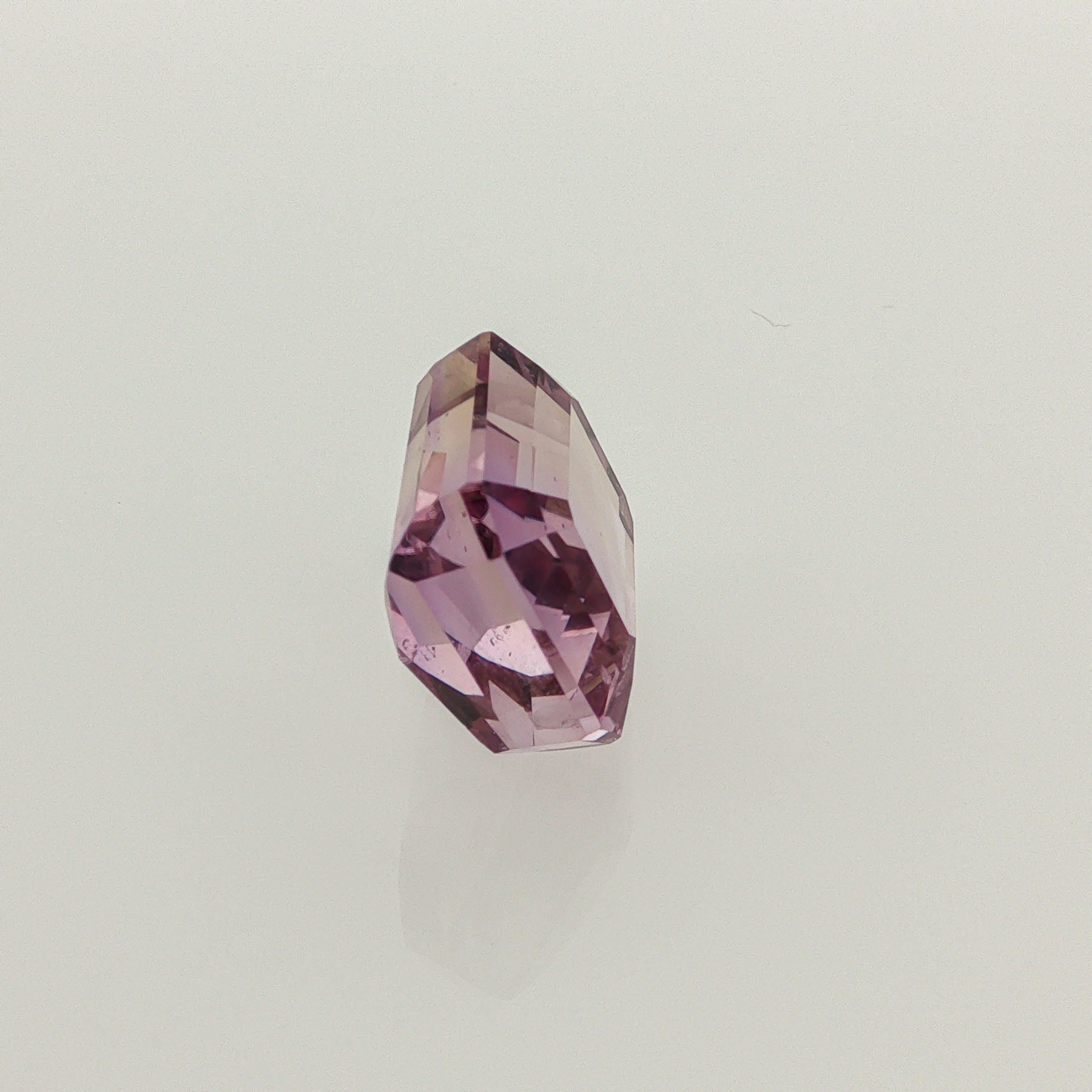 Natural ametrine, bicolor - purple / yellow, octagon cut, 11.33 ct, loose gemstone, view 4.