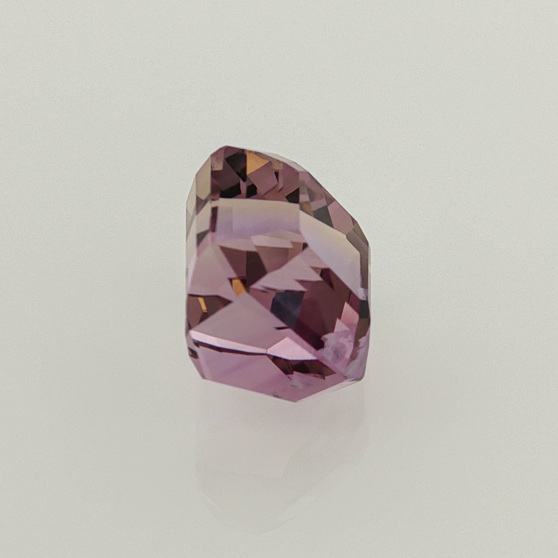 Natural ametrine, bicolor - purple / yellow, octagon cut, 11.44 ct, loose gemstone, view 4.