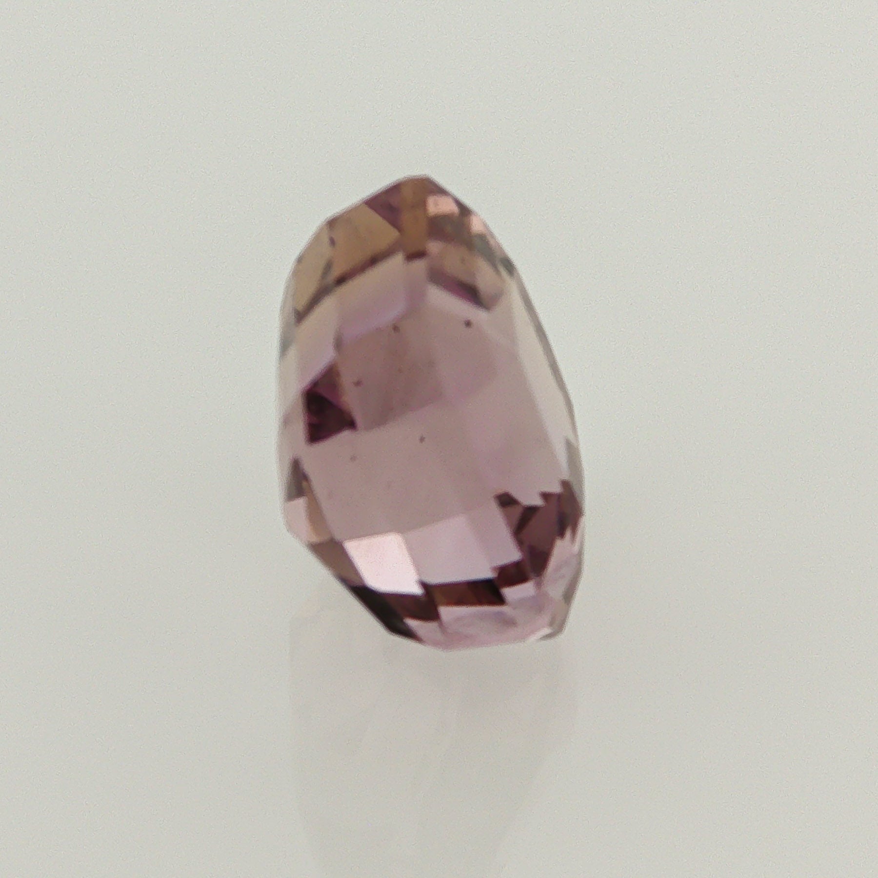 Natural ametrine, bicolor - purple / yellow, octagon cut, 11.6 ct, loose gemstone, view 4.