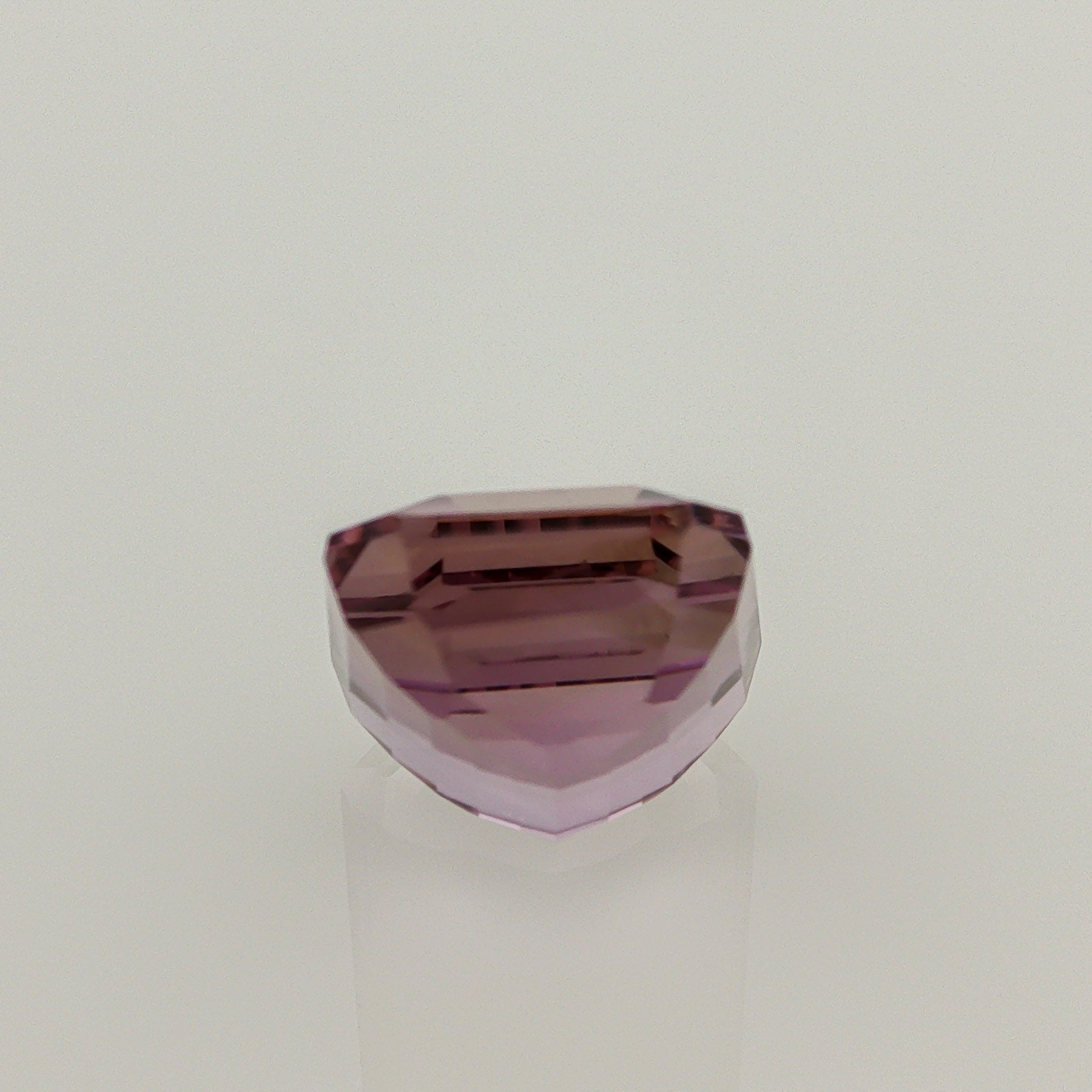 Natural ametrine, light purple / light yellow, octagon cut, 11.79 ct, loose gemstone, view 3.