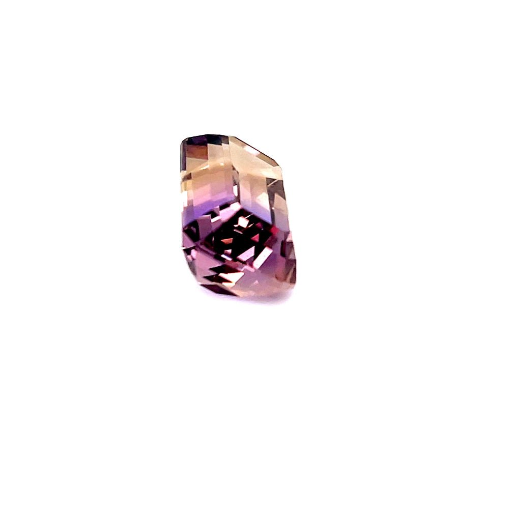 Natural Ametrine 11.15 ct – Light Violetish Purple, Cut - Cornered Rectangular, Untreated, Bolivia