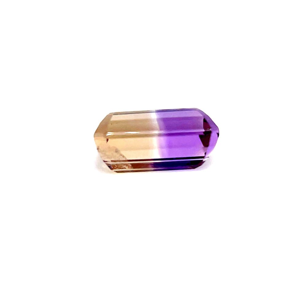 Natural Ametrine 11.15 ct – Light Violetish Purple, Cut - Cornered Rectangular, Untreated, Bolivia