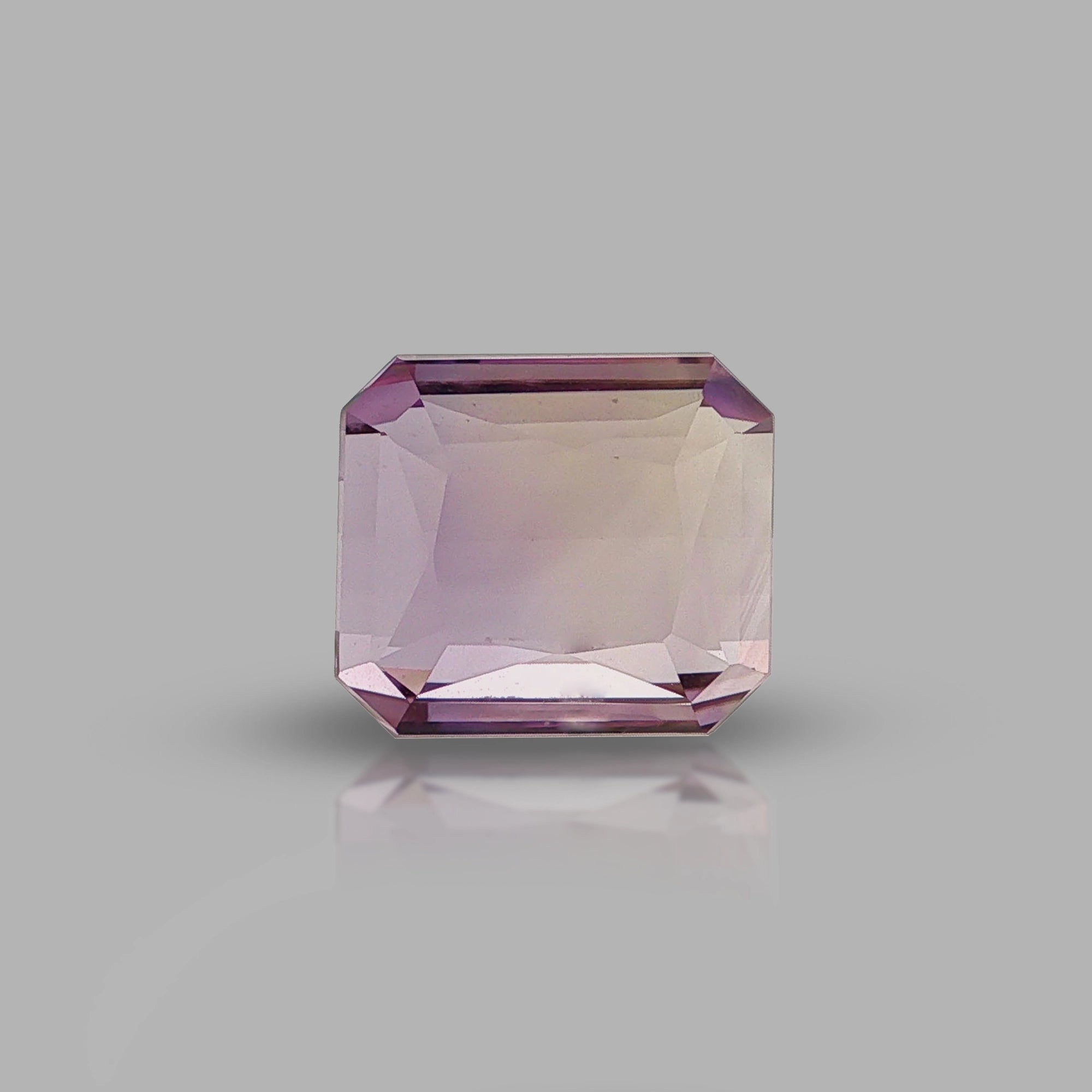 Natural ametrine, light purple / light yellow, octagon cut, 13.79 ct, loose gemstone, view 5.