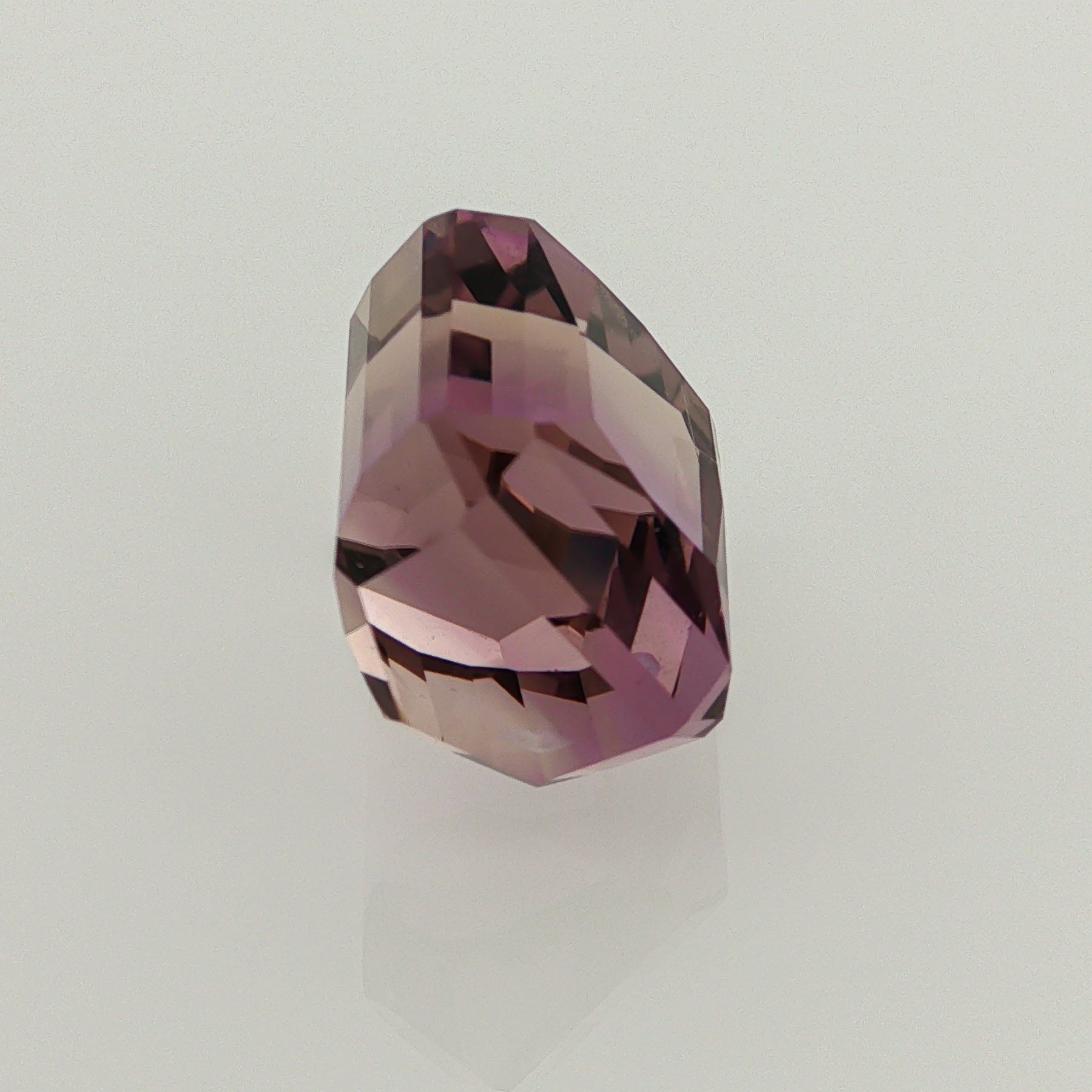 Natural ametrine, bicolor - vivid purple / vivid yellow, octagon cut, 16.11 ct, loose gemstone, view 4.