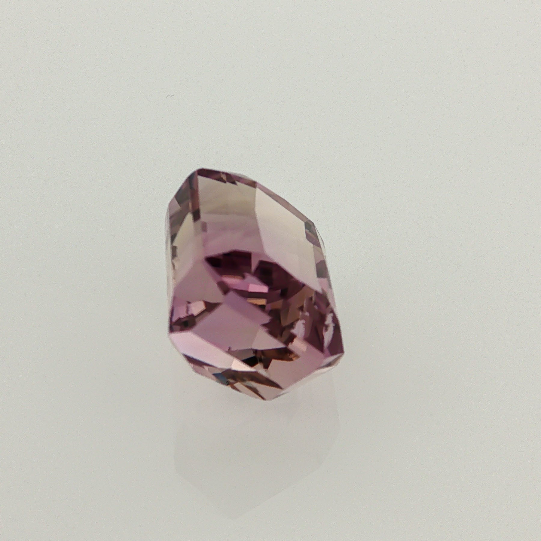 Natural ametrine, bicolor - purple / yellow, octagon cut, 16.35 ct, loose gemstone, view 4.
