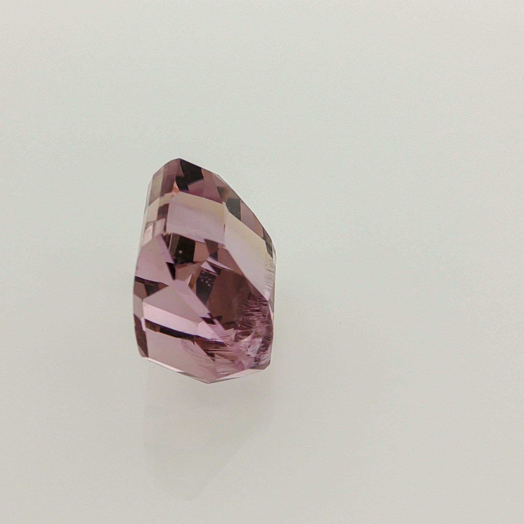 Natural ametrine, bicolor - purple / yellow, octagon cut, 17.01 ct, loose gemstone, view 5.