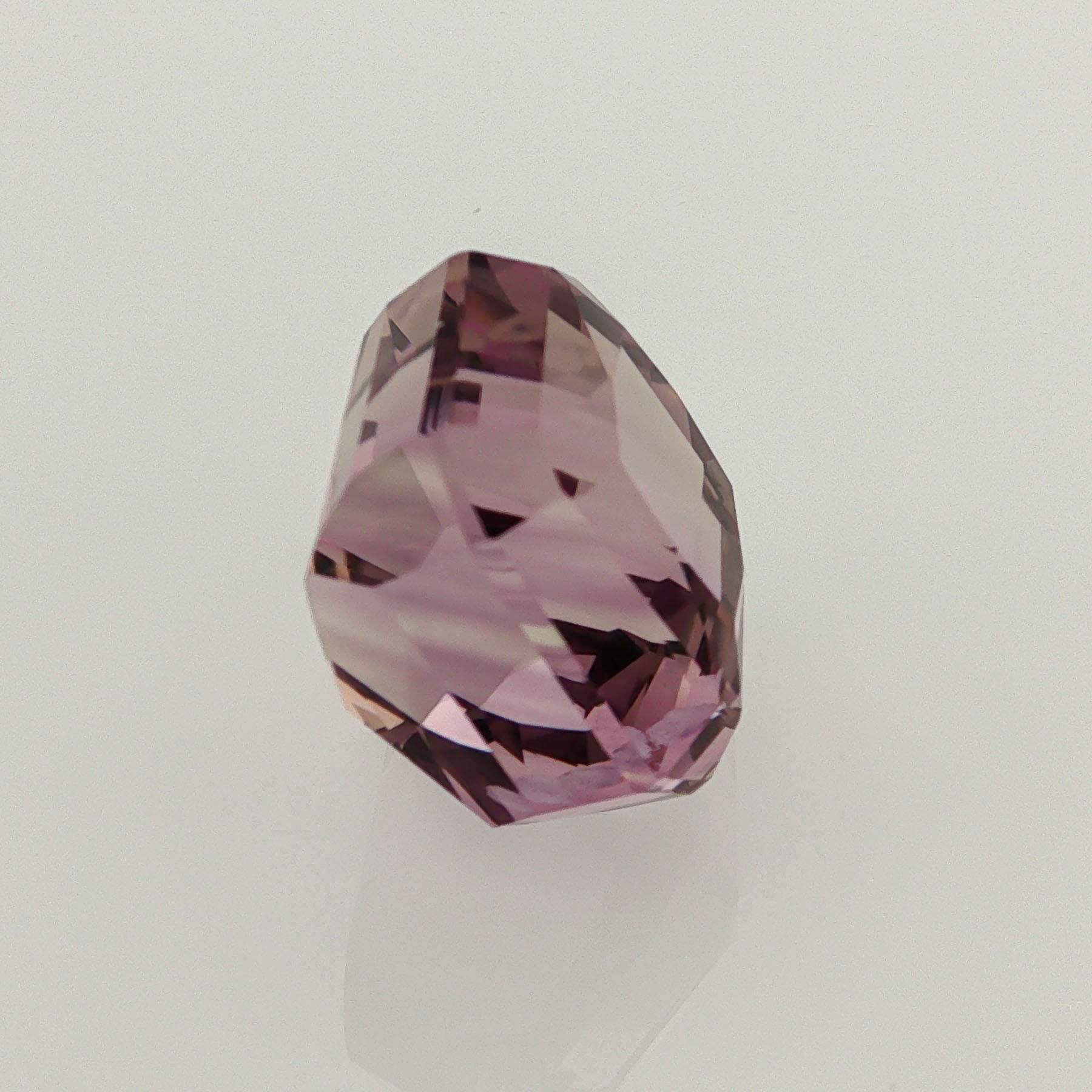 Natural ametrine, light purple / light yellow, octagon cut, 19.6 ct, loose gemstone, view 4.