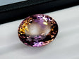 Natural Ametrine 19.55 ct – Purple - Yellow, Oval Cut, Untreated, Bolivia