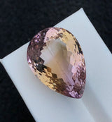 Natural Ametrine 39.50 ct – Pear Cut, Heat Treated