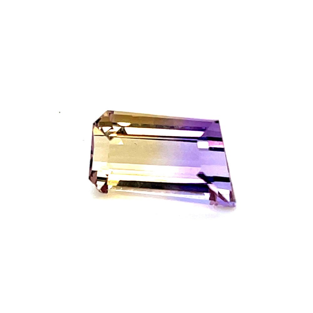 Natural Ametrine 6.68 ct – Violet/Yellow, Cut - Cornered Whistle Cut, Untreated