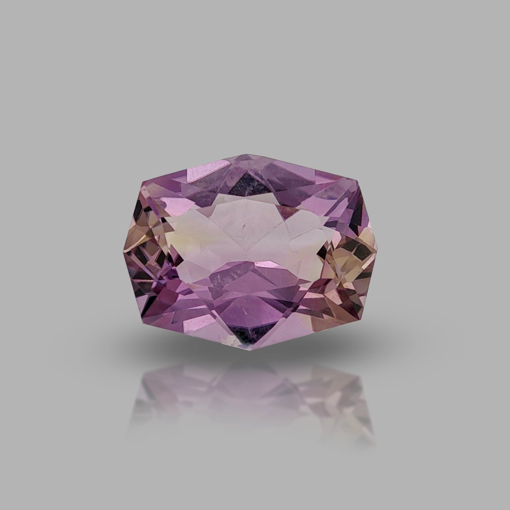 Natural ametrine, light purple / light yellow, fancy cut, 7.93 ct, loose gemstone, view 5.