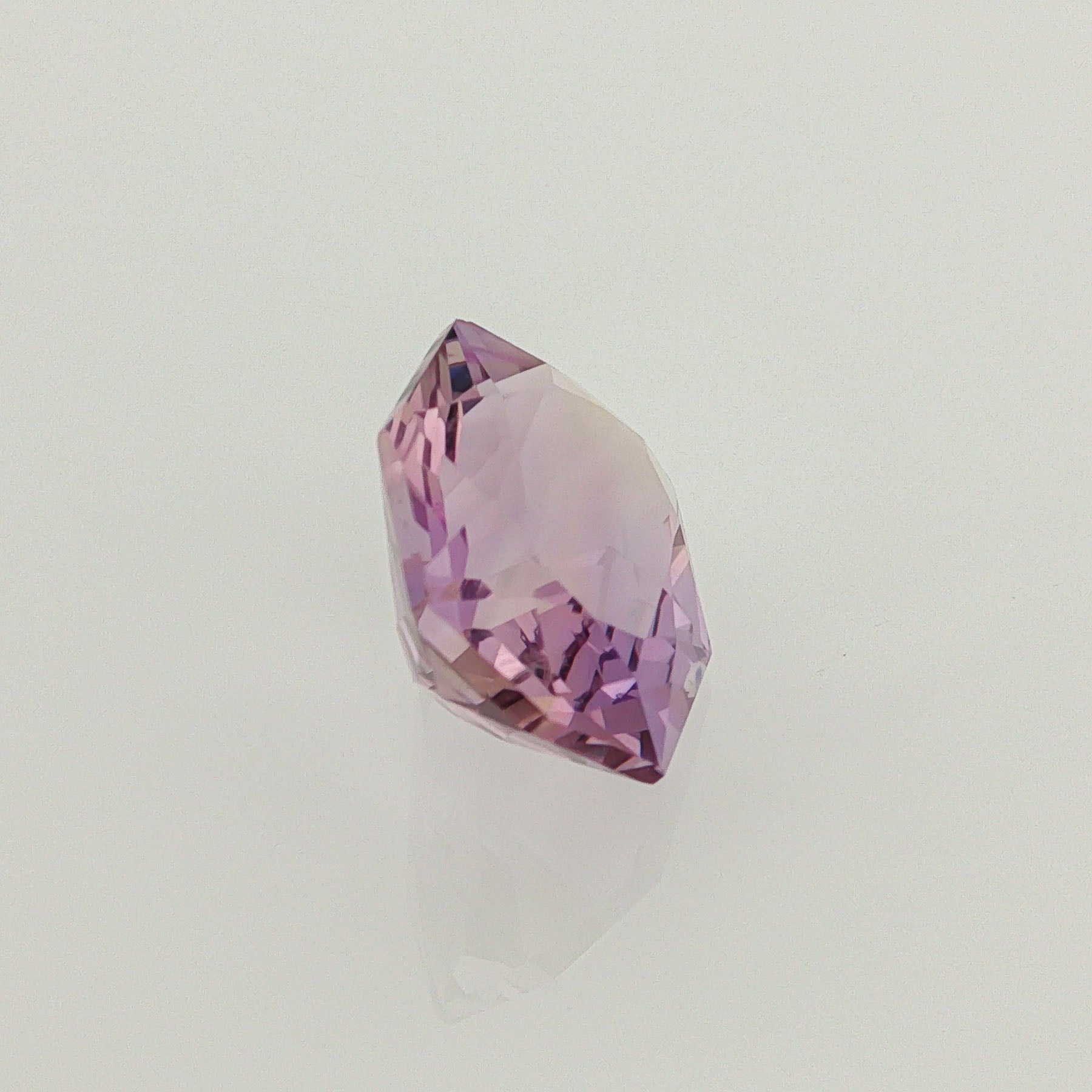 Natural ametrine, light purple / light yellow, fancy cut, 7.93 ct, loose gemstone, view 4.