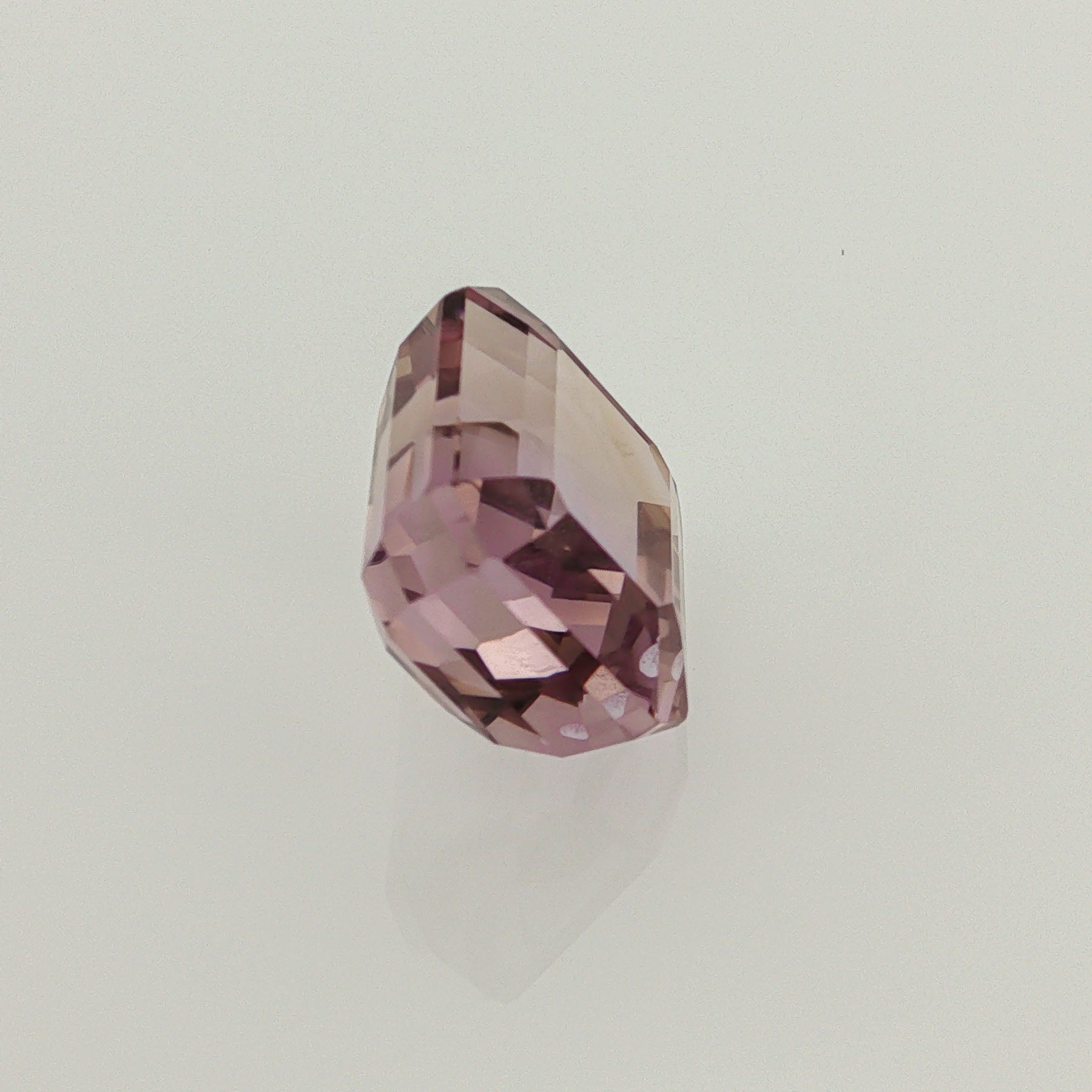 Natural ametrine, bicolor - purple / yellow, emerald cut, 9.48 ct, loose gemstone, view 4.