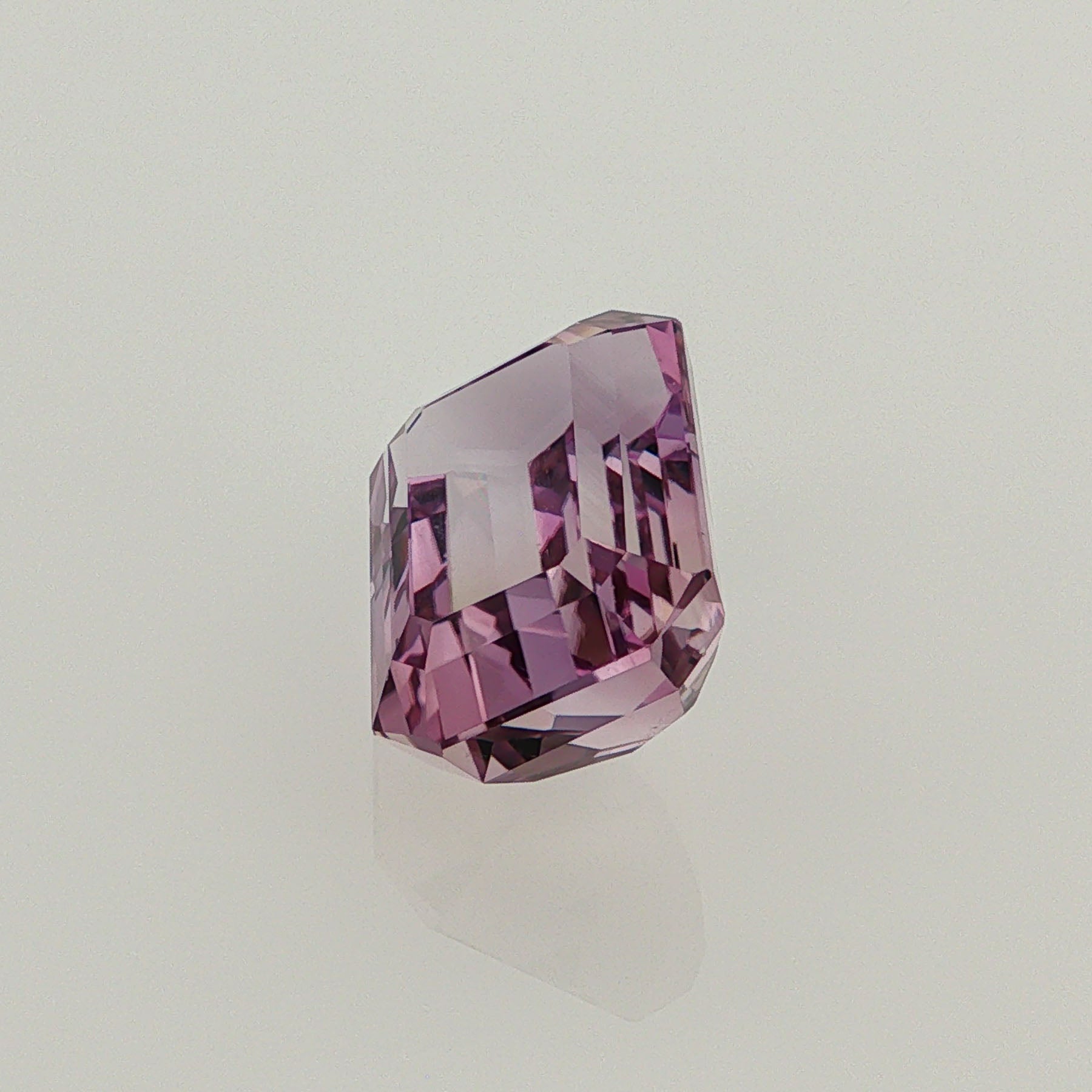 Natural ametrine, bicolor - purple / yellow, emerald cut, 9.53 ct, loose gemstone, view 2.