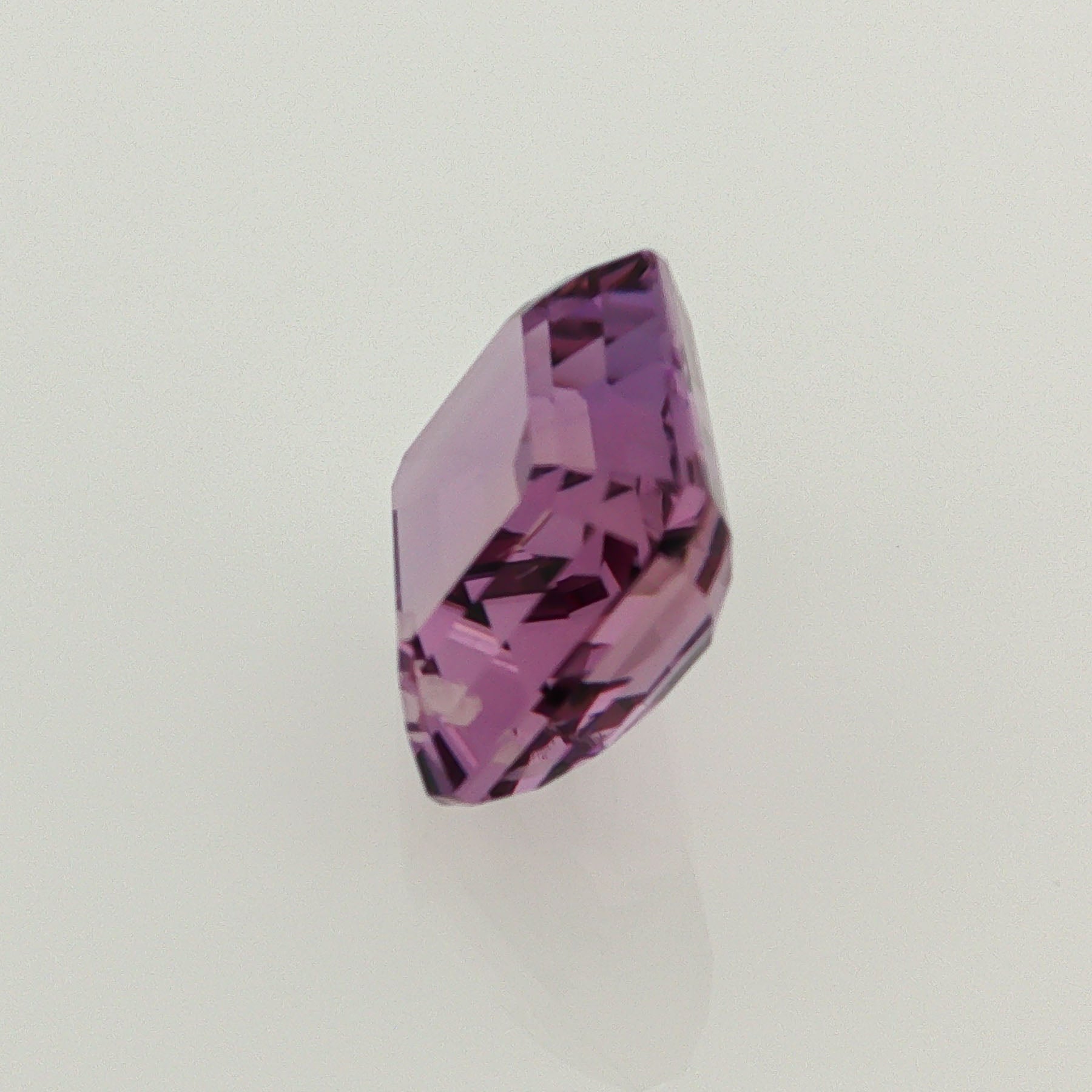 Natural ametrine, bicolor - vivid purple / yellow, emerald cut, 9.62 ct, loose gemstone, view 2.