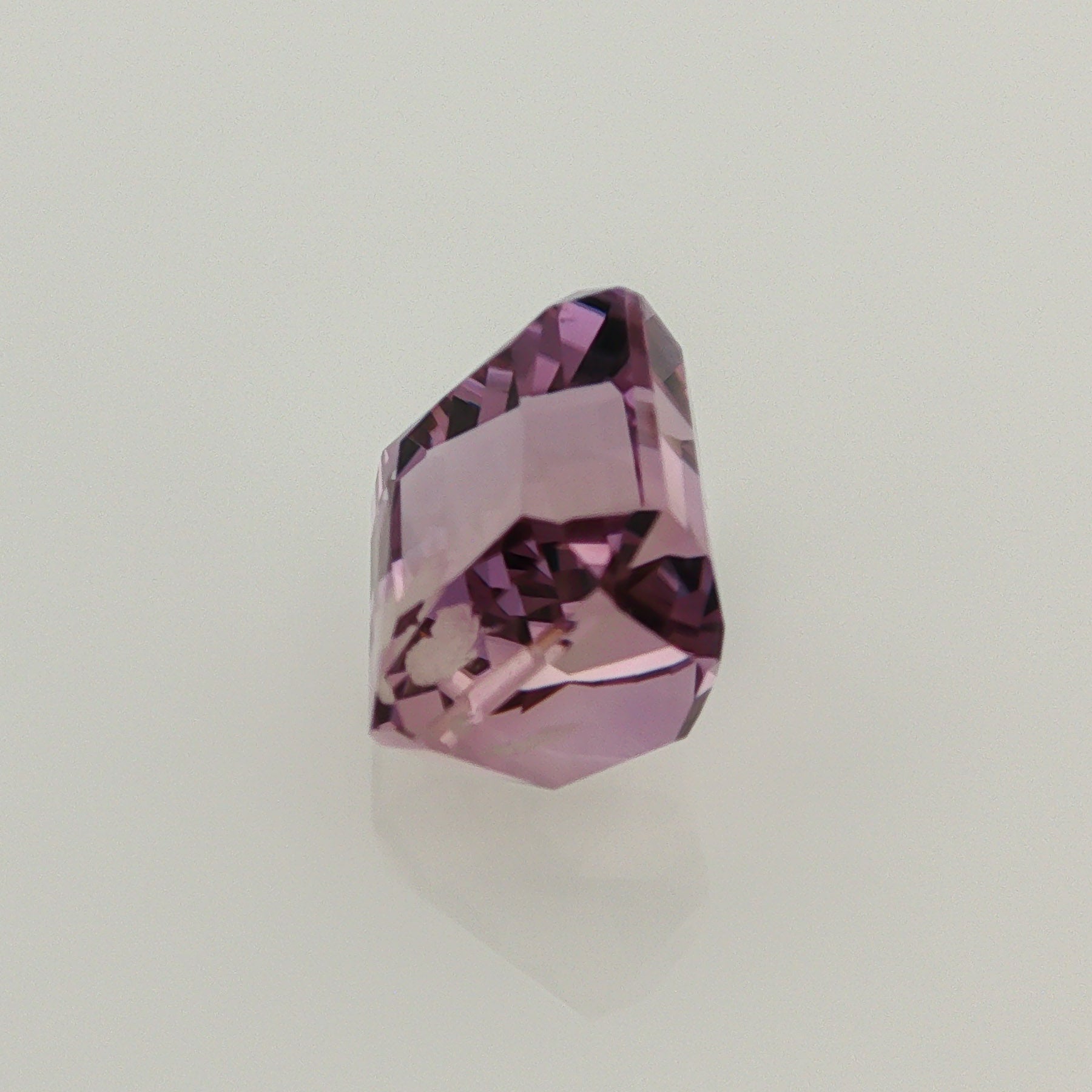 Natural ametrine, light purple / light yellow, octagon cut, 9.91 ct, loose gemstone, view 2.