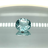 Natural Aquamarine 10.09 ct – Roundish Oval Cut, Untreated