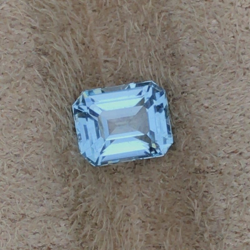 Natural Aquamarine 1.05 ct – Blue, Octagon Cut, Unheated, Brazil