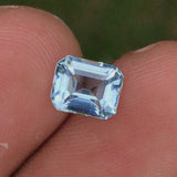 Natural Aquamarine 1.05 ct – Blue, Octagon Cut, Unheated, Brazil
