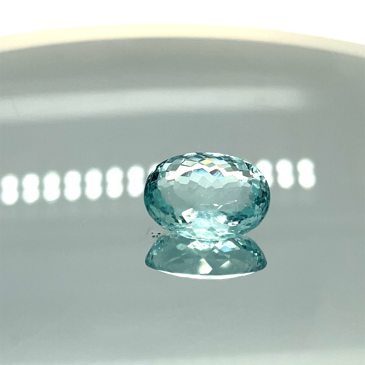 Natural Aquamarine 10.68 ct – Roundish Oval Cut, Untreated