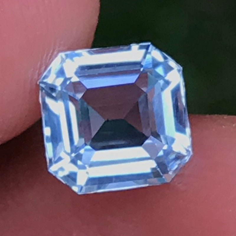 Natural Aquamarine 1.10 ct – Rich Sea Blue, Asscher Cut, Unheated, Brazil