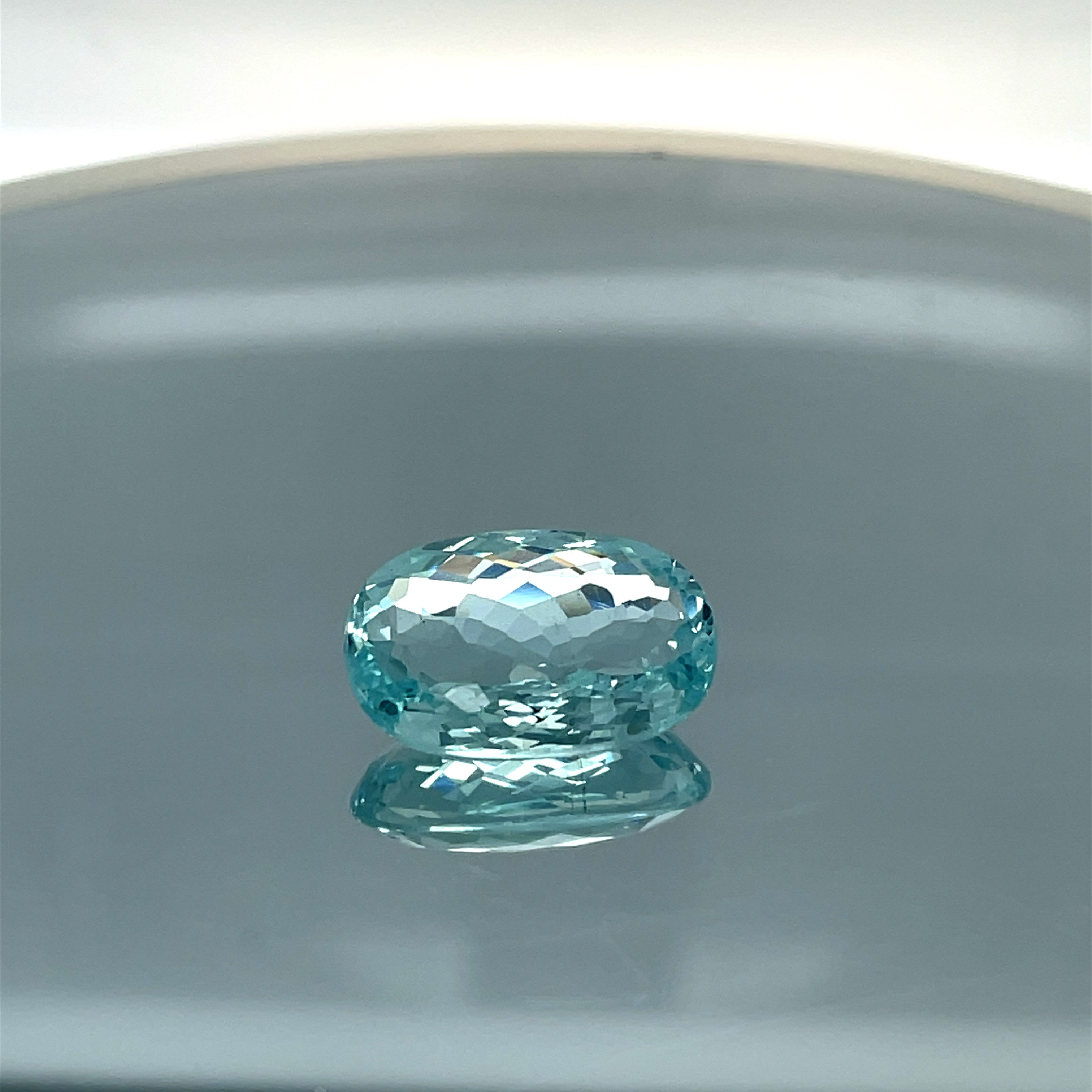 Natural Aquamarine 11.06 ct – Oval Cut, Untreated