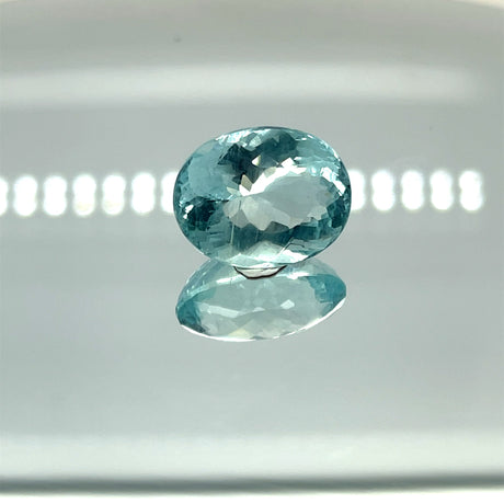 Natural Aquamarine 11.42 ct – Oval Cut, Untreated