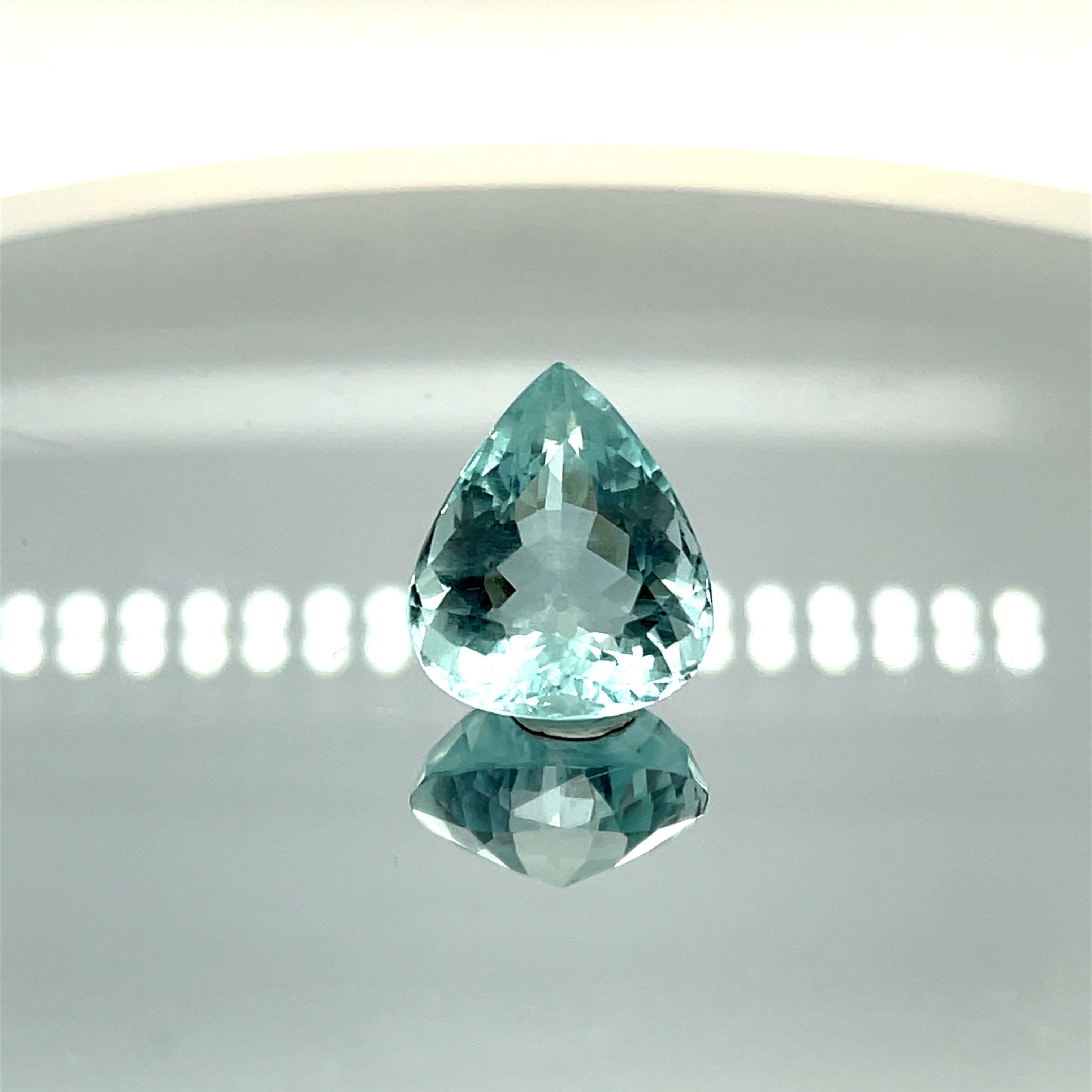 Natural Aquamarine 11.54 ct – Pear Cut, Untreated