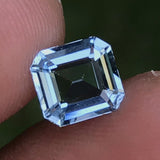 Natural Aquamarine 1.16 ct – Sea Blue, Asscher Cut, Untreated, Brazil