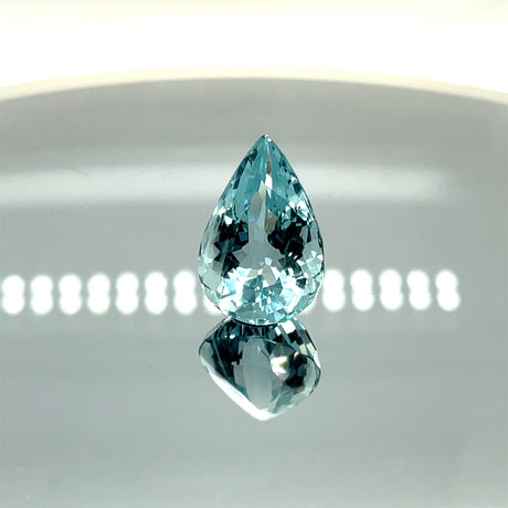 Natural Aquamarine 11.74 ct – Pear Cut, Untreated