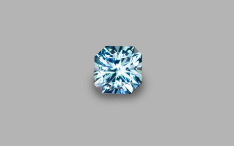 Natural Aquamarine 1.24 ct – Sky Blue, Square Cut