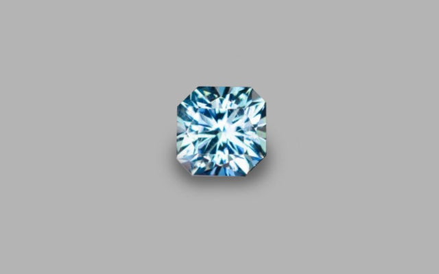 Natural Aquamarine 1.24 ct – Sky Blue, Square Cut