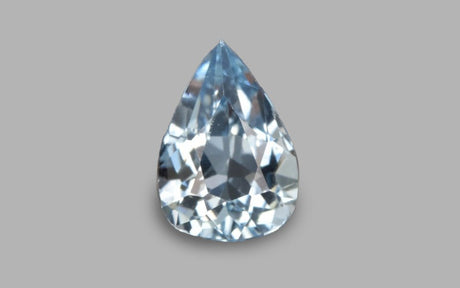 Natural Aquamarine 1.38 ct – Blue, Pear Cut, Untreated