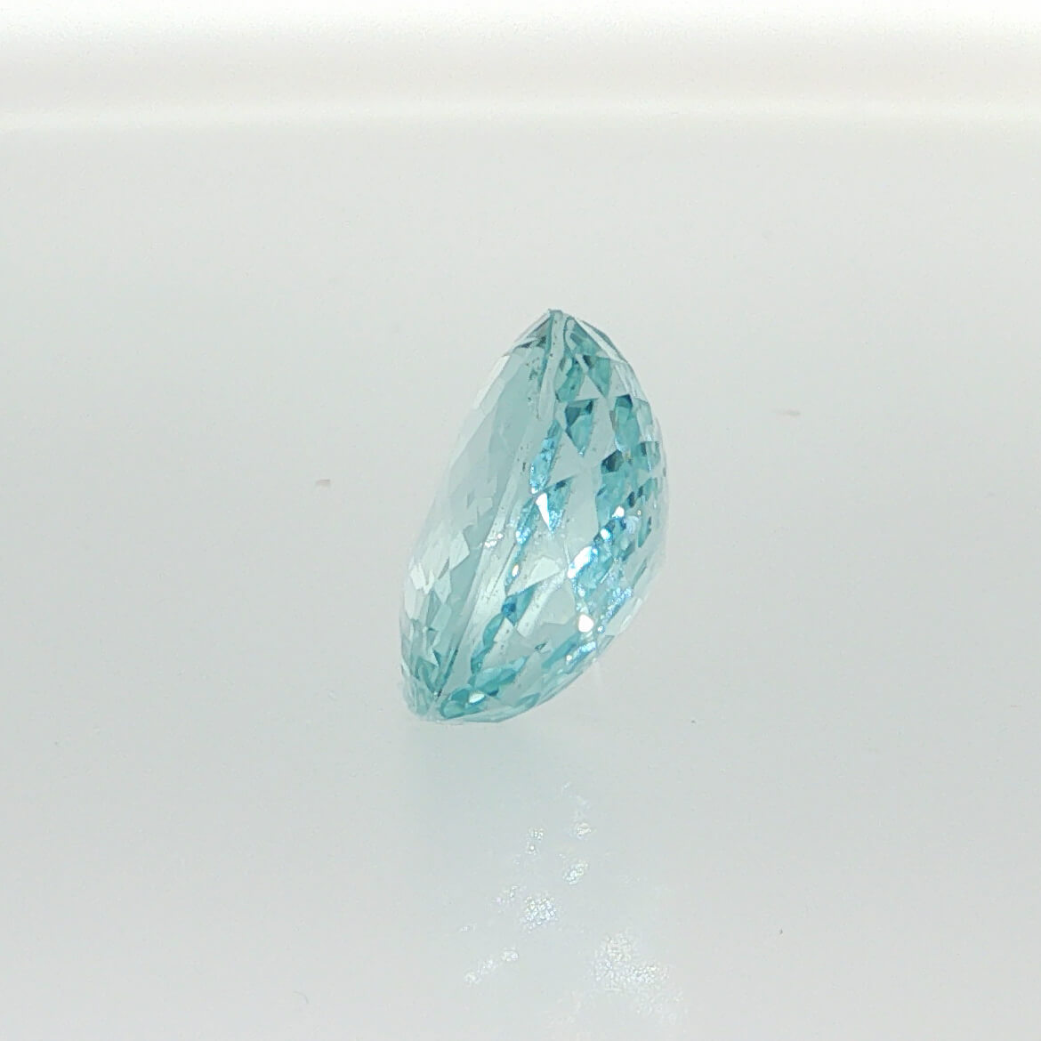 14.68 ct Aquamarine oval cut eye clean loose gemstone