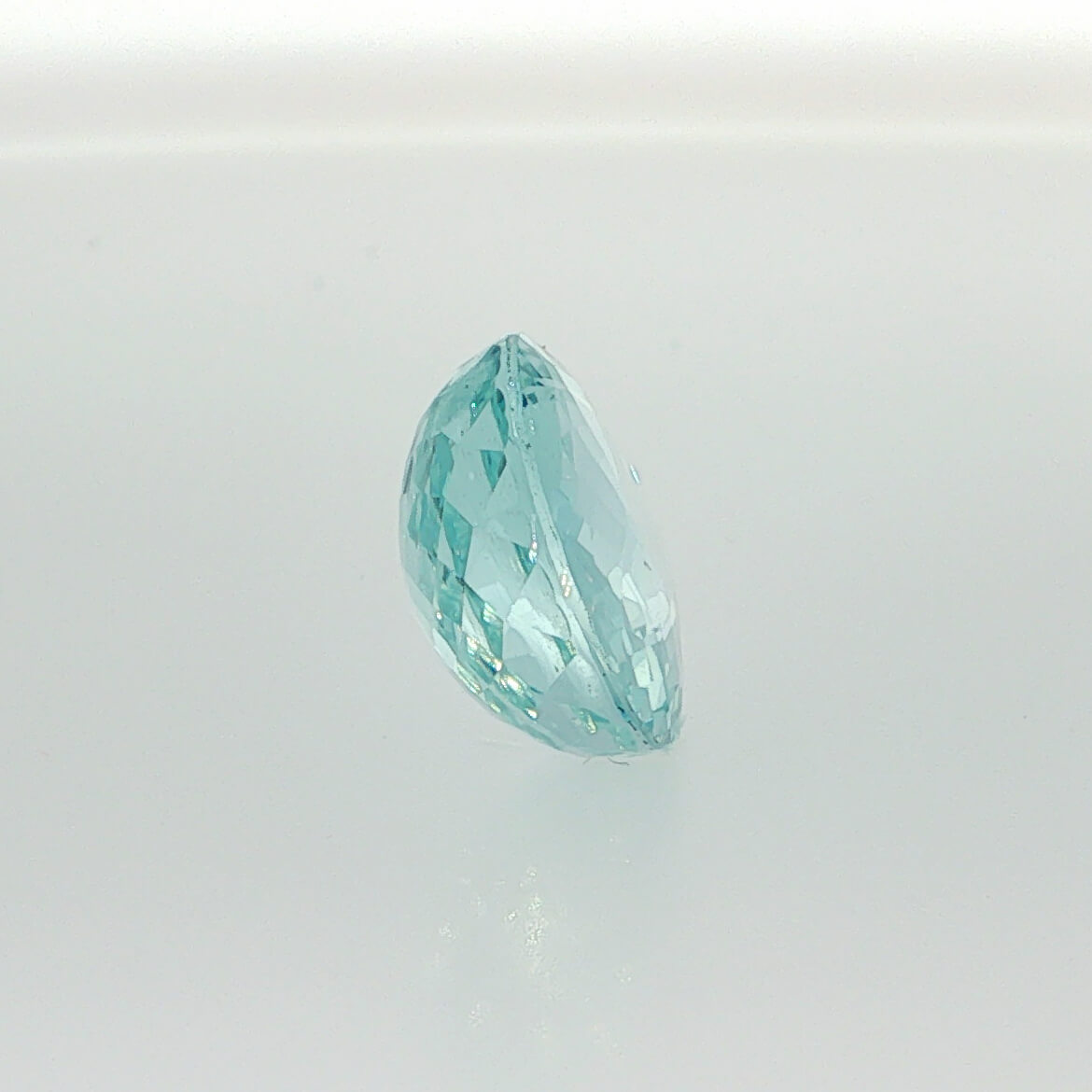 14.68 ct Aquamarine oval cut eye clean loose gemstone