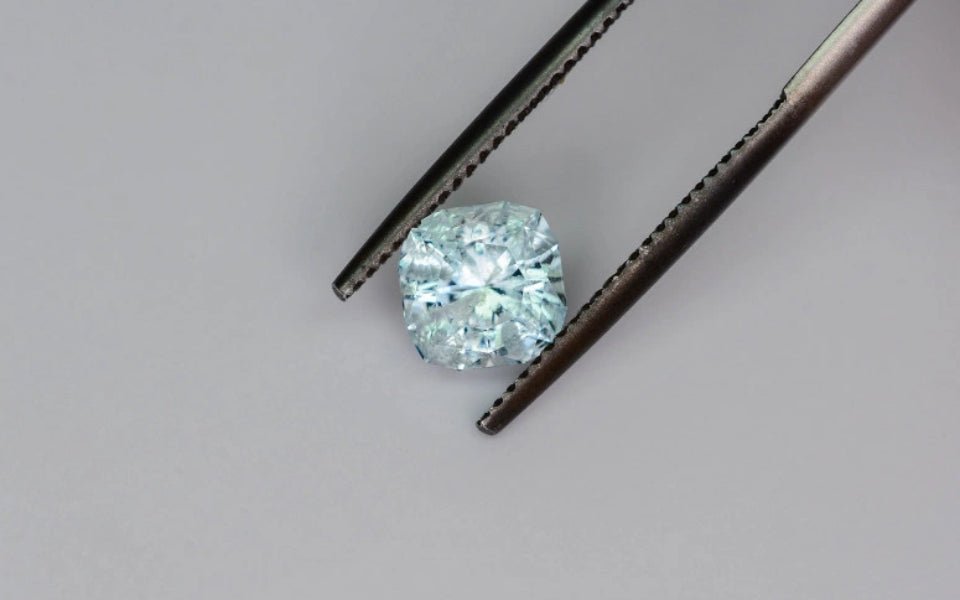 Natural Aquamarine 1.52 ct – Soft Blue, Cushion Cut