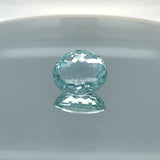 Natural Aquamarine 16.63 ct – Blue, Oval Cut, Untreated