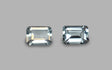 Natural Aquamarine 1.75 ct – Matched Pair, Blue Octagon Cut, Untreated