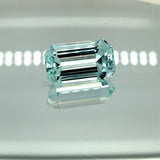 Natural Aquamarine 19.59 ct – Emerald Cut, Untreated, Certified