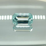 Natural Aquamarine 19.59 ct – Emerald Cut, Untreated, Certified
