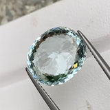 Natural Aquamarine 6.95 ct – Oval Cut, Untreated, ČGL Certified
