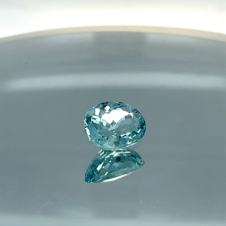 Natural Aquamarine 8.22 ct – Oval Cut, Untreated