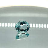 Natural Aquamarine 8.22 ct – Roundish Oval Cut, Untreated